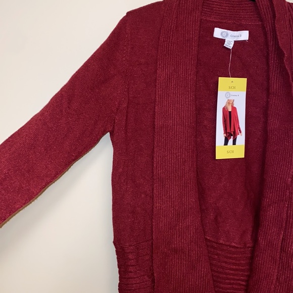 Cristina B Cardigan Open Front Sweater - Picture 3 of 5